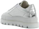 Thumbnail for your product : MM6 MAISON MARGIELA mirrored platform sole sneakers