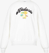 Graphic-print cotton-jersey sweatshirt