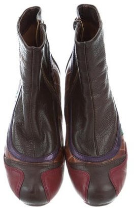 Chie Mihara Leather Ankle Boots