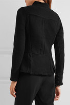 Thumbnail for your product : Co Pointelle-trimmed Wool Cardigan - Black