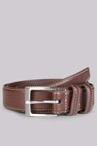 Thumbnail for your product : Moss Bros Chocolate Casual Chino Belt