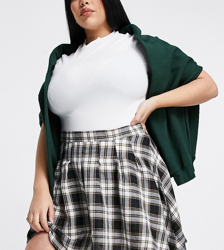 plus size mini skirts king size
