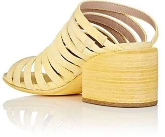 Marsèll Women's Multi-Strap Suede Sandals - Yellow