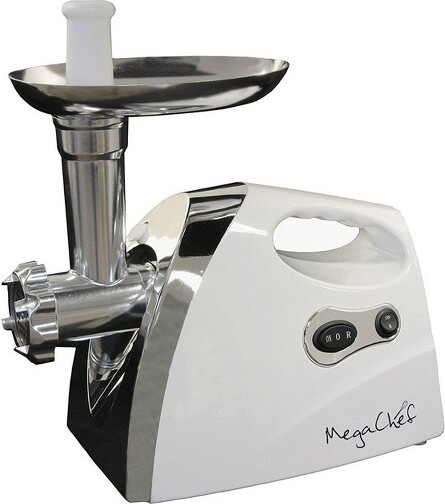Mega Chef MegaChef1200WattPowerfulAutomaticMeatGrinderforHouseholdUse:StainlessSteelFoodProcessorAllMetalDriveSystem