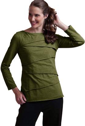 Neon Buddha Women's Soft Cotton Shirt Female Long Sleeve Top with Layers
