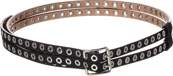 Alaia Biker Double Leather Belt