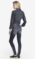 Thumbnail for your product : Express Mid Rise Thick Stitch Jean Legging