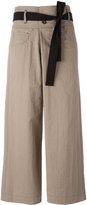 Thumbnail for your product : Brunello Cucinelli wide-leg cropped jeans - women - Cotton/Polyamide/Polyester/Cupro - 38