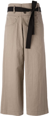 Brunello Cucinelli wide-leg cropped jeans - women - Cotton/Polyamide/Polyester/Cupro - 38