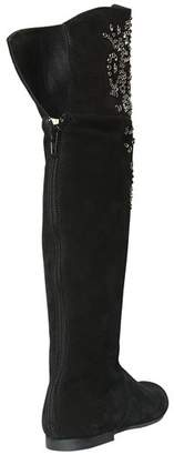 Ermanno Scervino Studded Suede Boots