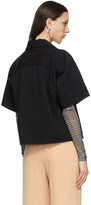 Thumbnail for your product : MM6 MAISON MARGIELA Black Bull Denim Short Sleeve Shirt