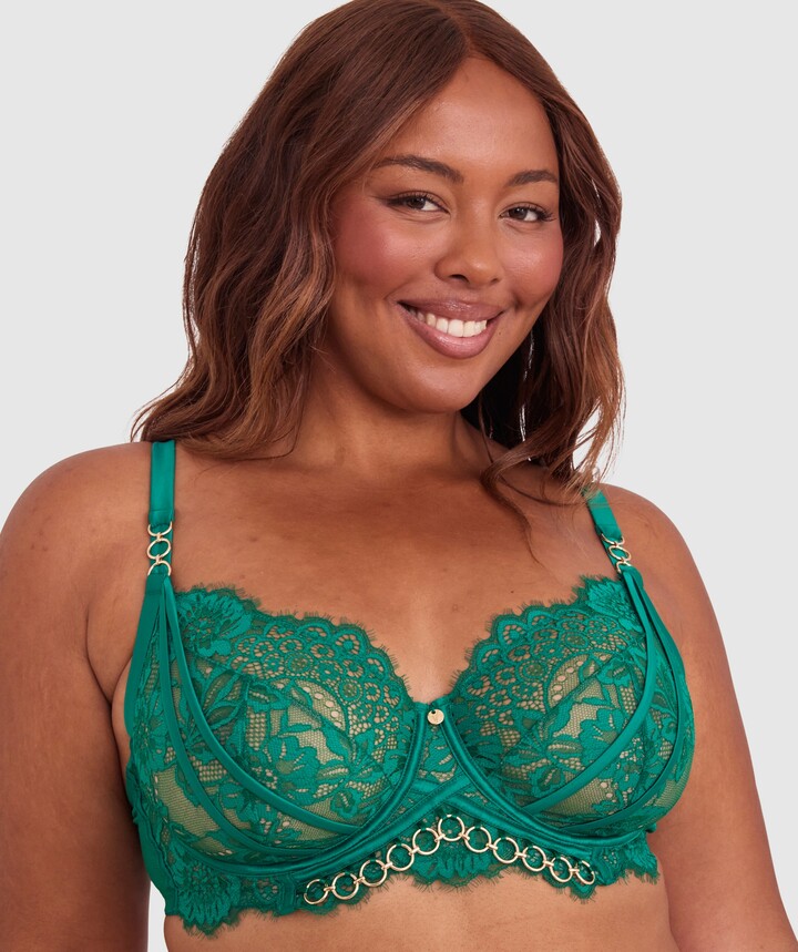 Bras N Things Vamp Ain't No Other Full Cup Underwire Bra - Green - ULTRA  MARINE - ShopStyle Plus Size Lingerie