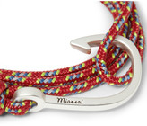 Thumbnail for your product : Miansai Rope and Silver-Plated Hook Bracelet