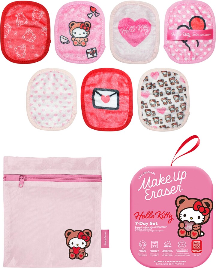 The Original MakeUp Eraser MakeUp Eraser Hello Kitty Cutie Pie 7- Day Set Reusable Makeup Remover