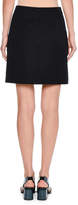 Thumbnail for your product : Tomas Maier A-line Miniskirt, Dark Blue