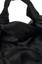 Thumbnail for your product : The Row Ascot Small Pompom-embellished Embroidered Satin Tote