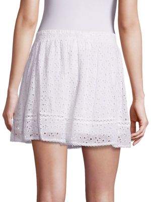 Joie Willems Cotton Voile Eyelet Skirt