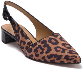 franco sarto vickie slingback kitten heel pump