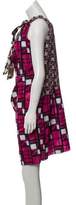 Thumbnail for your product : Marni Sleeveless Geometric Print Dress Fuchsia Sleeveless Geometric Print Dress