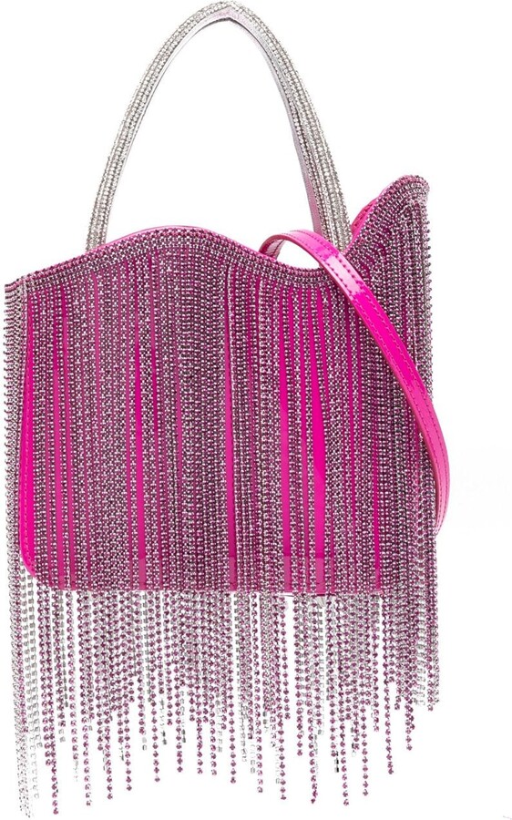Tan Mini Leather Fringe Flip Top Purse – Pink House Boutique