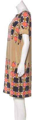 Tibi Printed Knee-Length Dress