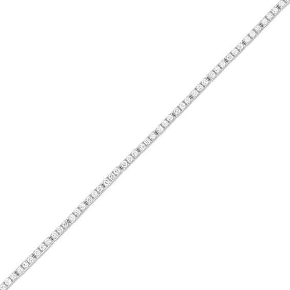 Zales 1 CT. T.w. Lab-Grown Diamond Line Bracelet in 14K White Gold (F/Si2)