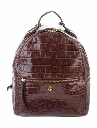 tory burch crocodile backpack