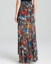 Thumbnail for your product : Alice + Olivia Maxi Skirt - Paige High Low Floral
