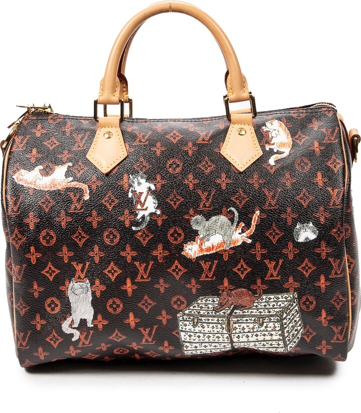 Handbags Louis Vuitton Authentic Limited Edition Louis Vuitton Speedy Bandouliere 30 Teddy