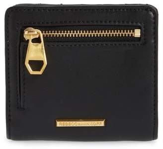 Rebecca Minkoff Half Snap Calfskin Leather Wallet
