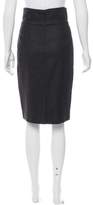 Thumbnail for your product : Burberry Wool Knee-Length Skirt