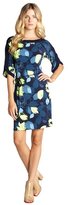 Thumbnail for your product : Tahari starry night and lemon printed 'Kathryn' dress