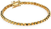 Thumbnail for your product : Eddie Borgo Pyramid Tennis Bracelet/Goldtone