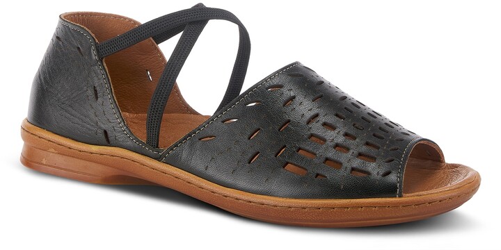 open toe closed back sandals