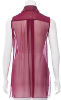 Thumbnail for your product : J. Mendel Sleeveless Embellished Top
