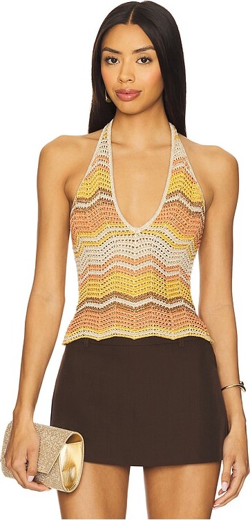 retrofete Luz Crochet Top