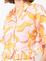 Thumbnail for your product : Kate Spade Peaches ruffled shirt