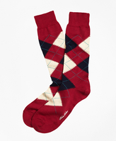 Thumbnail for your product : Brooks Brothers Argyle Crew Socks