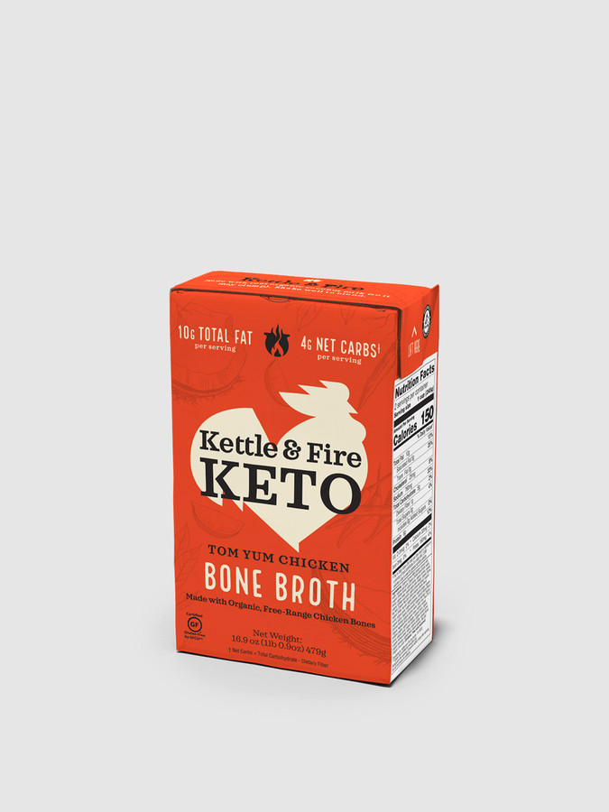 Kettle & Fire 6 Pack Tom Yum Chicken Bone Broth 16oz ShopStyle Food