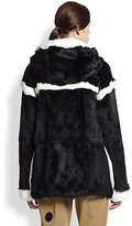 Thumbnail for your product : Band Of Outsiders Rabbit Fur Duffle Coat