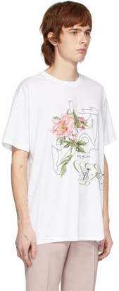 Givenchy White Peony Maze T-Shirt