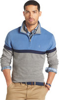 Thumbnail for your product : Izod Colorblocked Quarter-Zip Sueded-Fleece Pullover