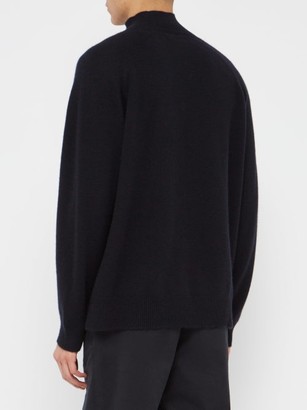 Raey Loose-fit Funnel-neck Cashmere Sweater - Navy