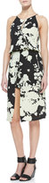 Thumbnail for your product : A.L.C. Kanan Floral-Print Silk Dress