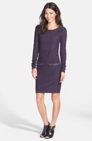Thumbnail for your product : Marc New York 1609 Marc New York by Andrew Marc Zip Accent Sweater Dress