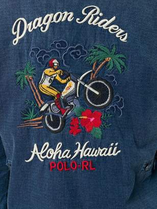 Polo Ralph Lauren moto-inspired embroidered shirt