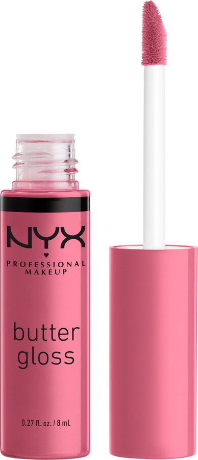 NYX Professional Makeup Butter Gloss, Non-Sticky Lip Gloss, Angel Food Cake, 0.27 Oz