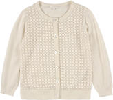 Thumbnail for your product : Chloé Viscose knit cardigan with lace