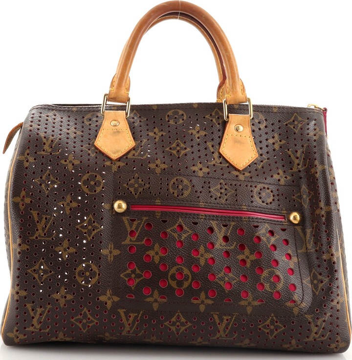 Louis Vuitton Monogram Perfo Speedy 30 Hand Bag