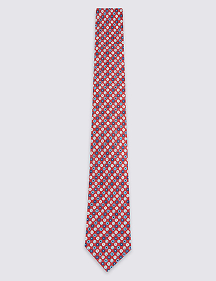 M&S Collection Floral Print Tie